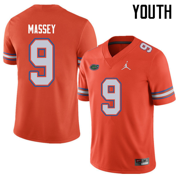 Jordan Brand Youth #9 Dre Massey Florida Gators College Football Jerseys Sale-Orange
